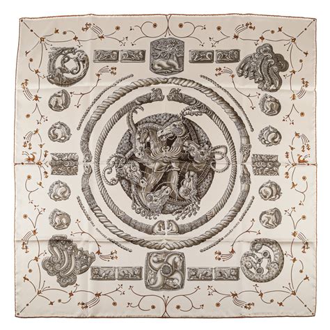 ors nomades hermes rose|HERMES Silk Ors Nomades Scarf 90 930889 .